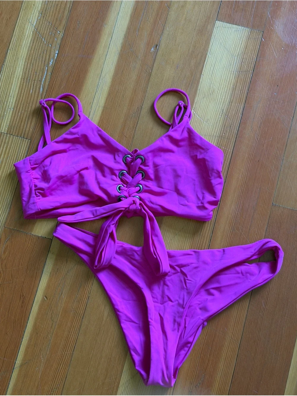 Mara Hoffman Pink Bikini - Picture 4 of 4